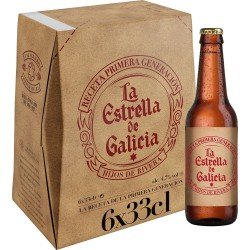 Estrella Galicia Original Pack 6 X 33 cl